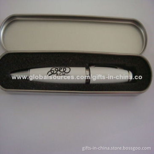Nice-looking Pen-shaped USB Flash Drives with 128MB to 64GB Flash Memory Capacity